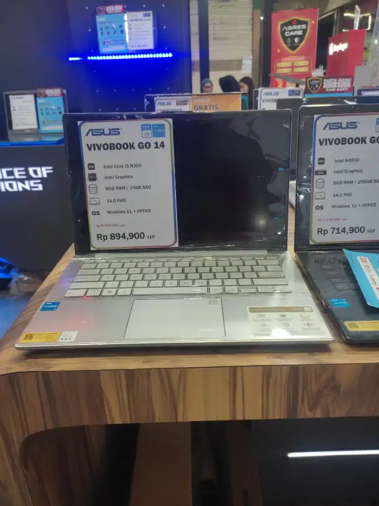 Asus vivobook go14 ram 8 GB 256gb SSD bisa cicilan tanpa dp