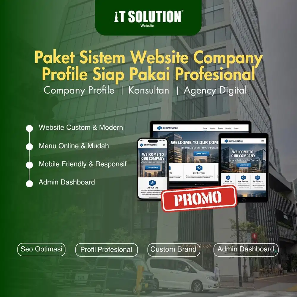 Pembuatan Website Company Profile Modern dan Bergaransi