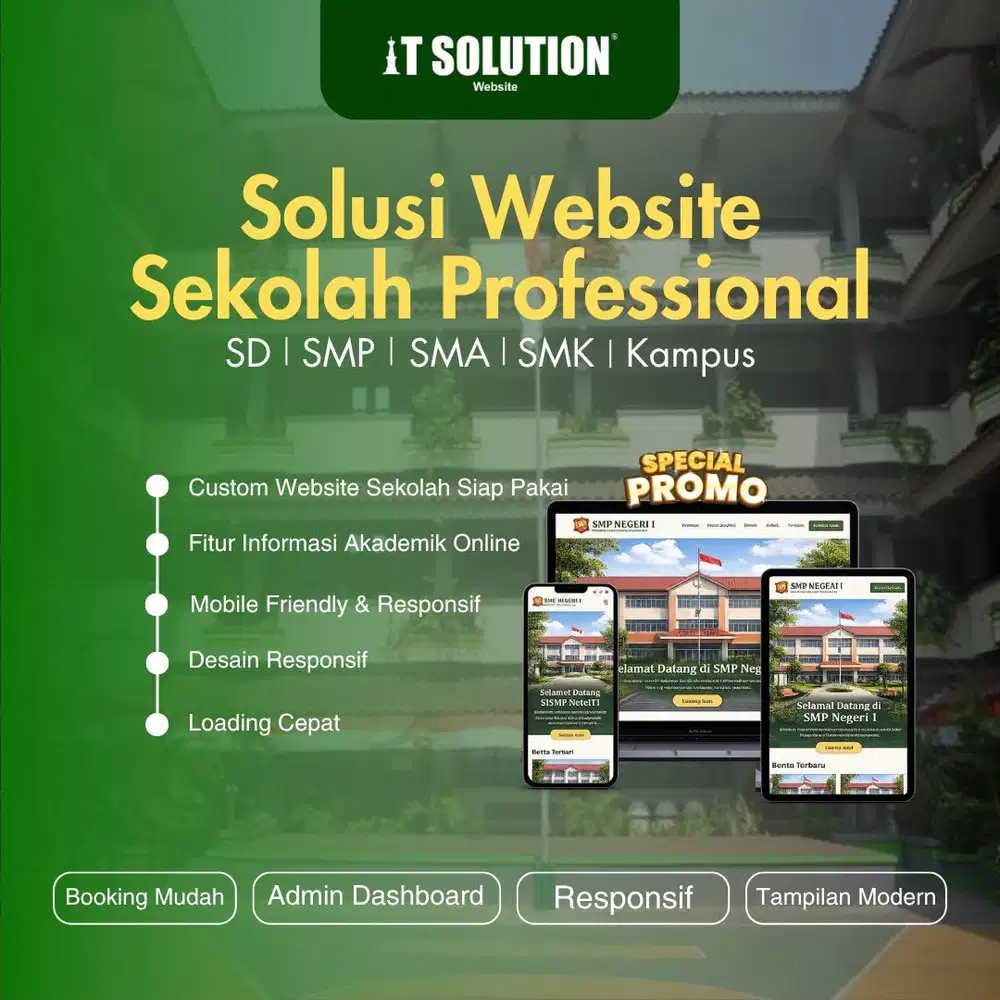 Pembuatan Website Sekolah dengqn PPDB Online
