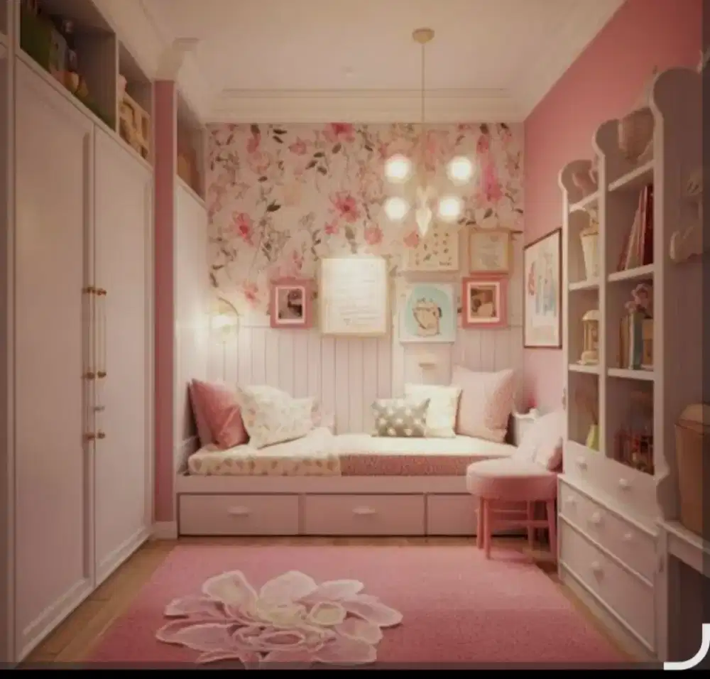 Interior kamar anak/lemari set