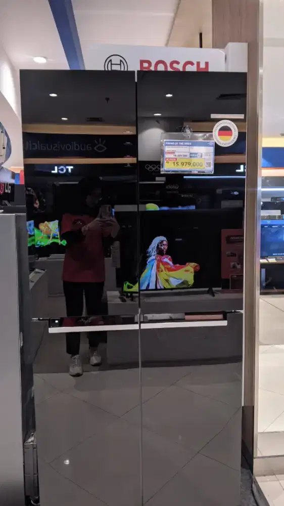 BOSCH REFRI MULTIDOOR 550L BLACK