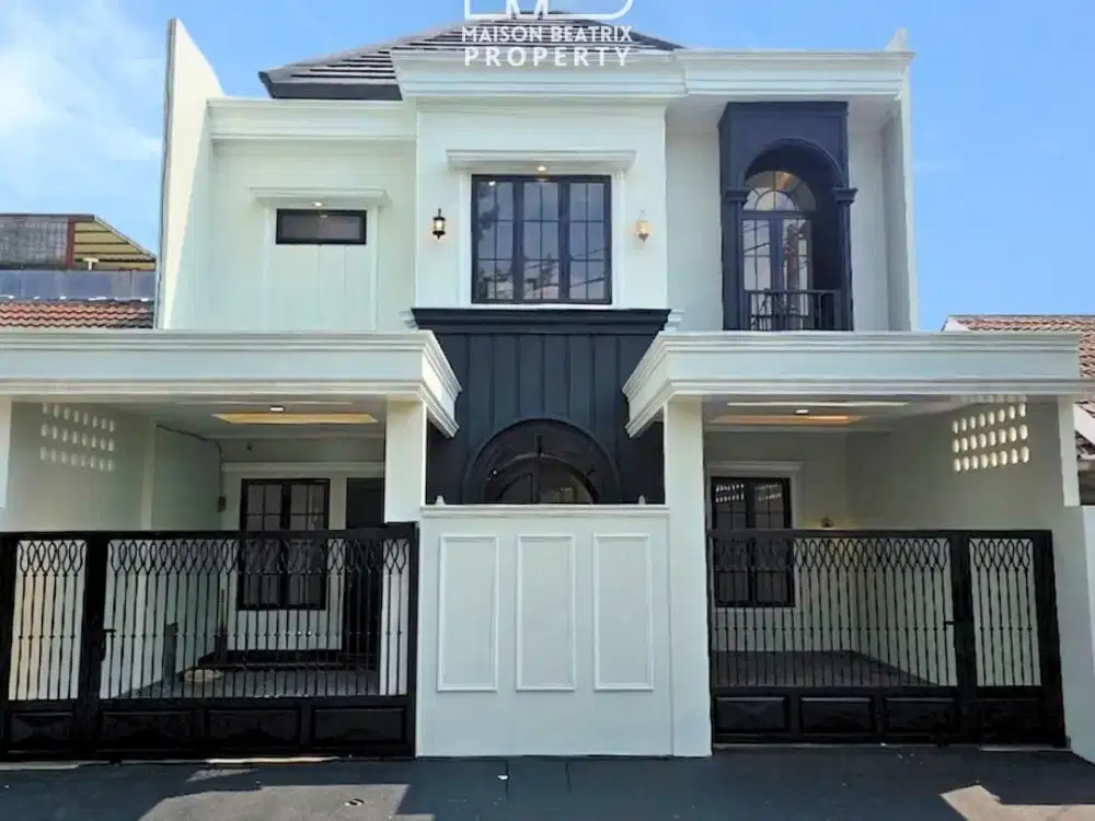 RUMAH ELEGANT MODERN CLASSIC, NYAMAN, MEWAH DAN SIAP HUNI DI NUSA LOKA - BSD