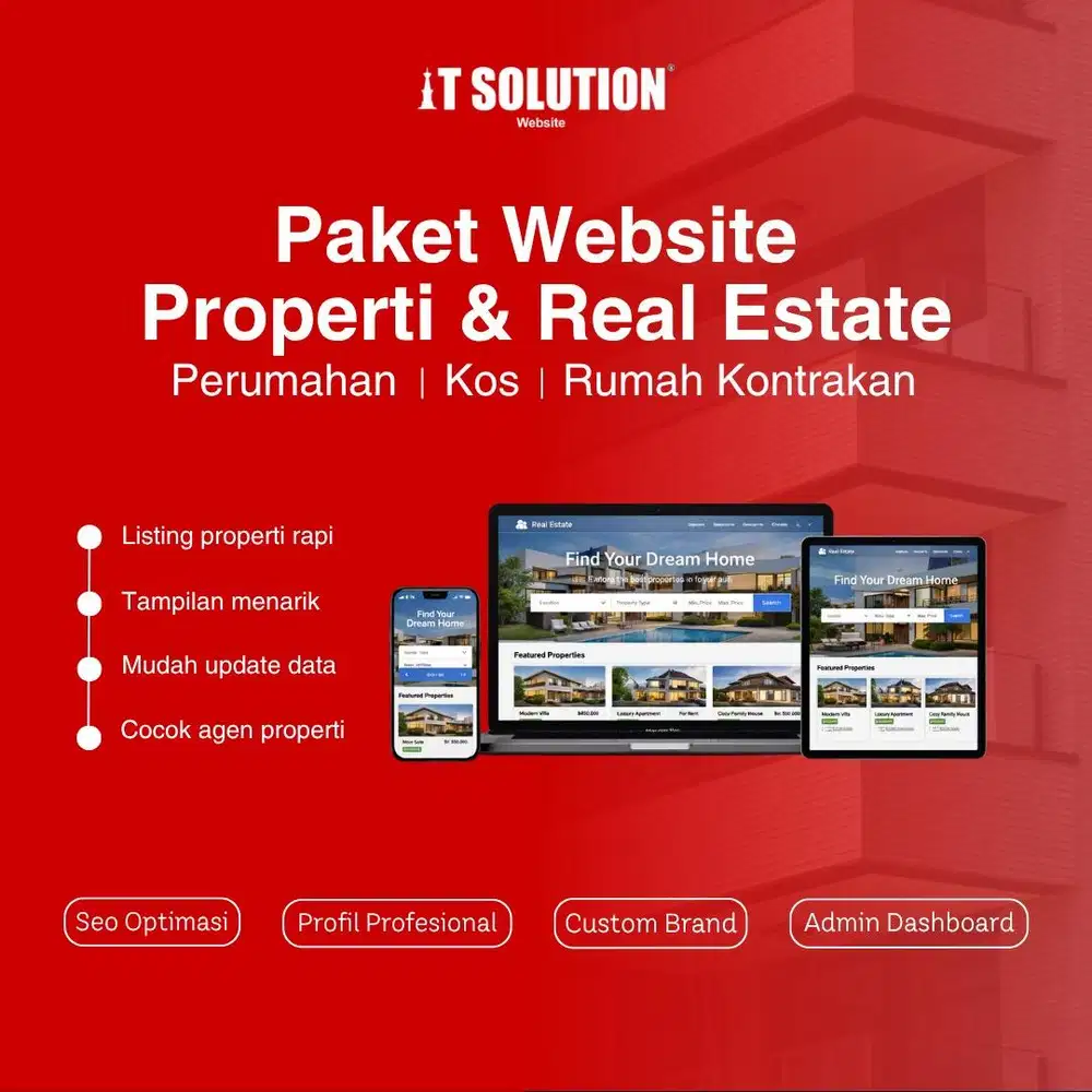 Pembuatan Website Property dan Real Eatate Modern
