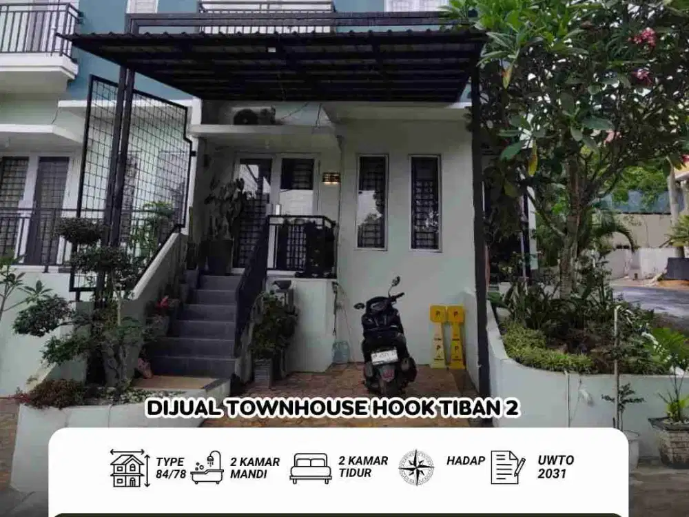 Dijual cepat town house hook tiban 2