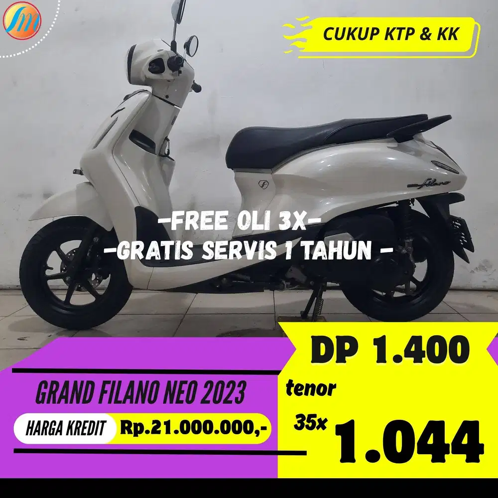 YAMAHA GRAND FILANO NEO 2023 JUAL CASH/KREDIT/TUKAR TAMBAH BERGARANSI
