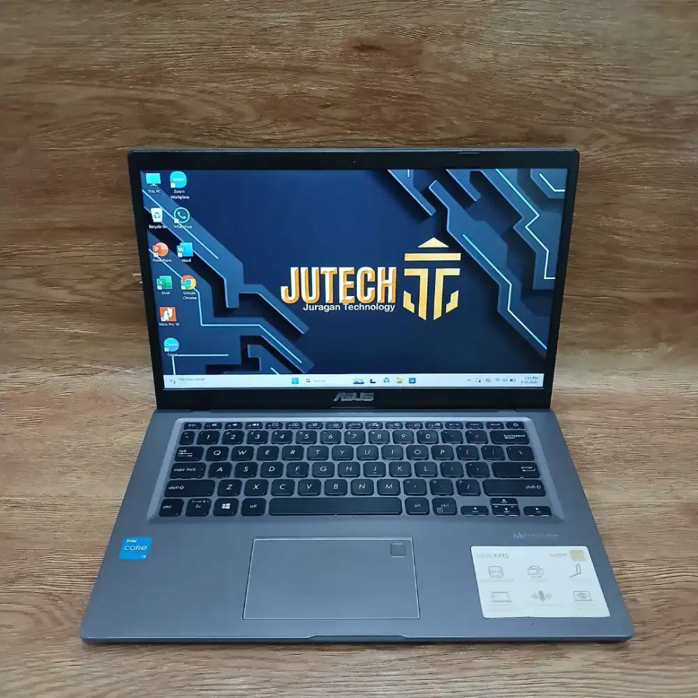 Laptop Asus Vivobook  Slim Intel Core i3 Gen 11 RAM 8 GB, Siap pakai