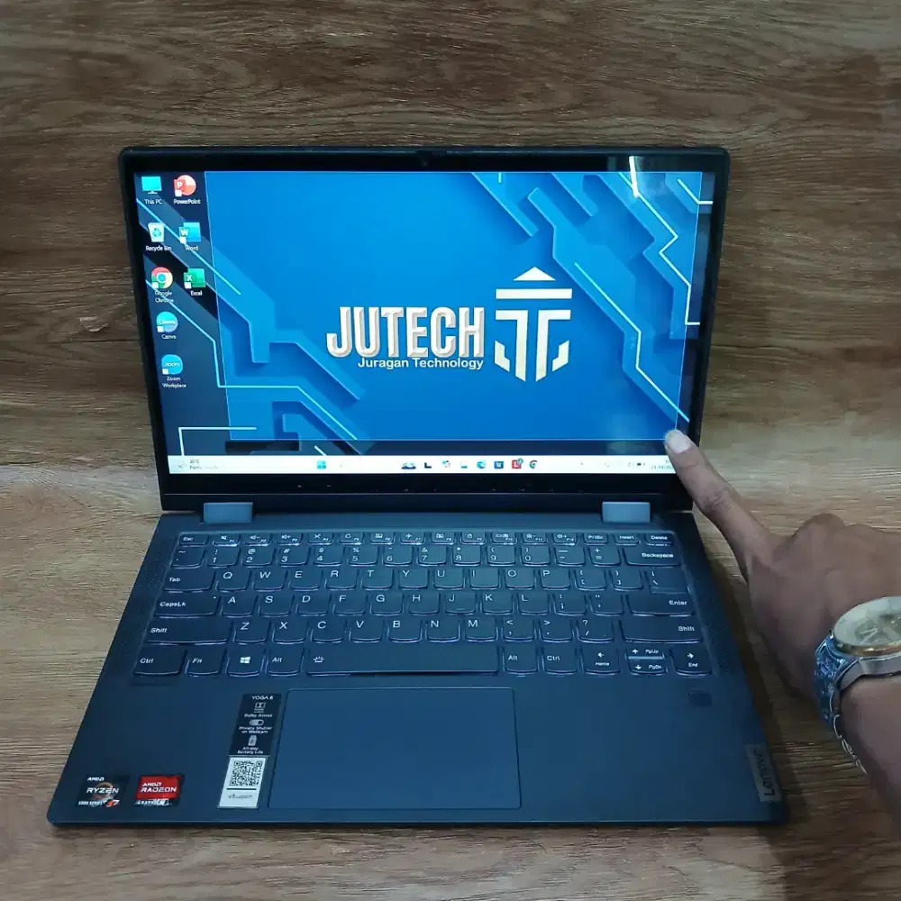 2IN1 LAPTOP LENOVO YOGA 6 AMD Ryzen 7(5000Series) RAM 16 GB Siap Pakai