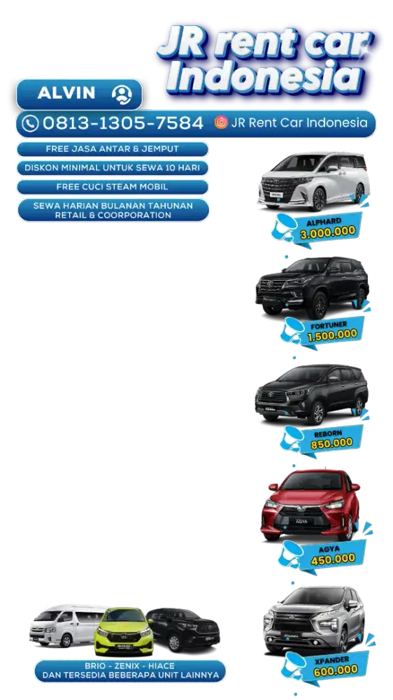 JASA RENTAL MOBIL AREA TANGERANG DAN SEKITARNYA
