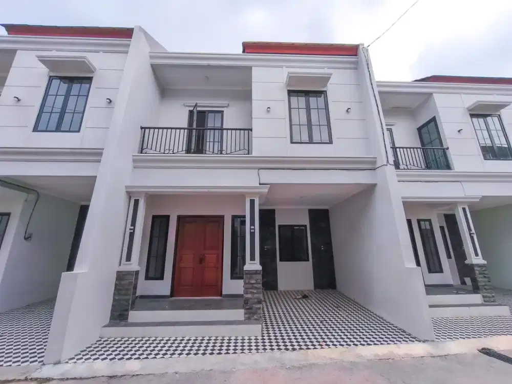 Rumah 2 Lantai SHM 12 Menit ke RSU Hermina Depok Bebas Banjir J-44002