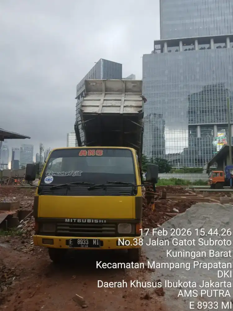 Tanah semu tanah campur puing murni angkut puing