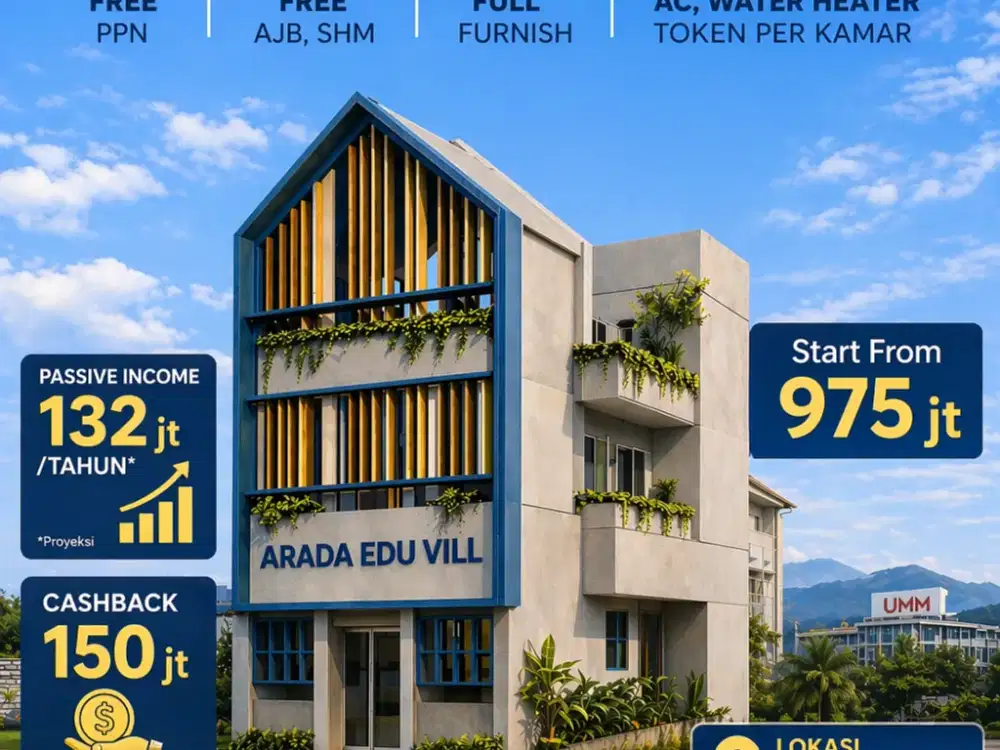 Rumah Kost Baru di Merjosari Dekat UMM