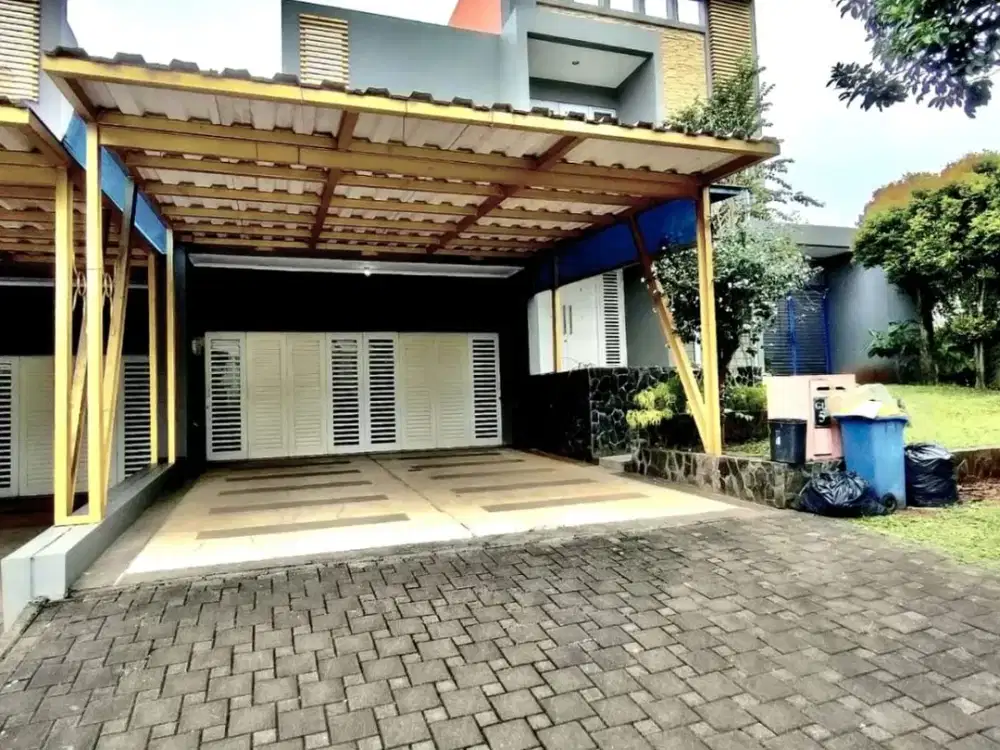 rumah second halaman belakang luas dekat living word kotawisata cibubur