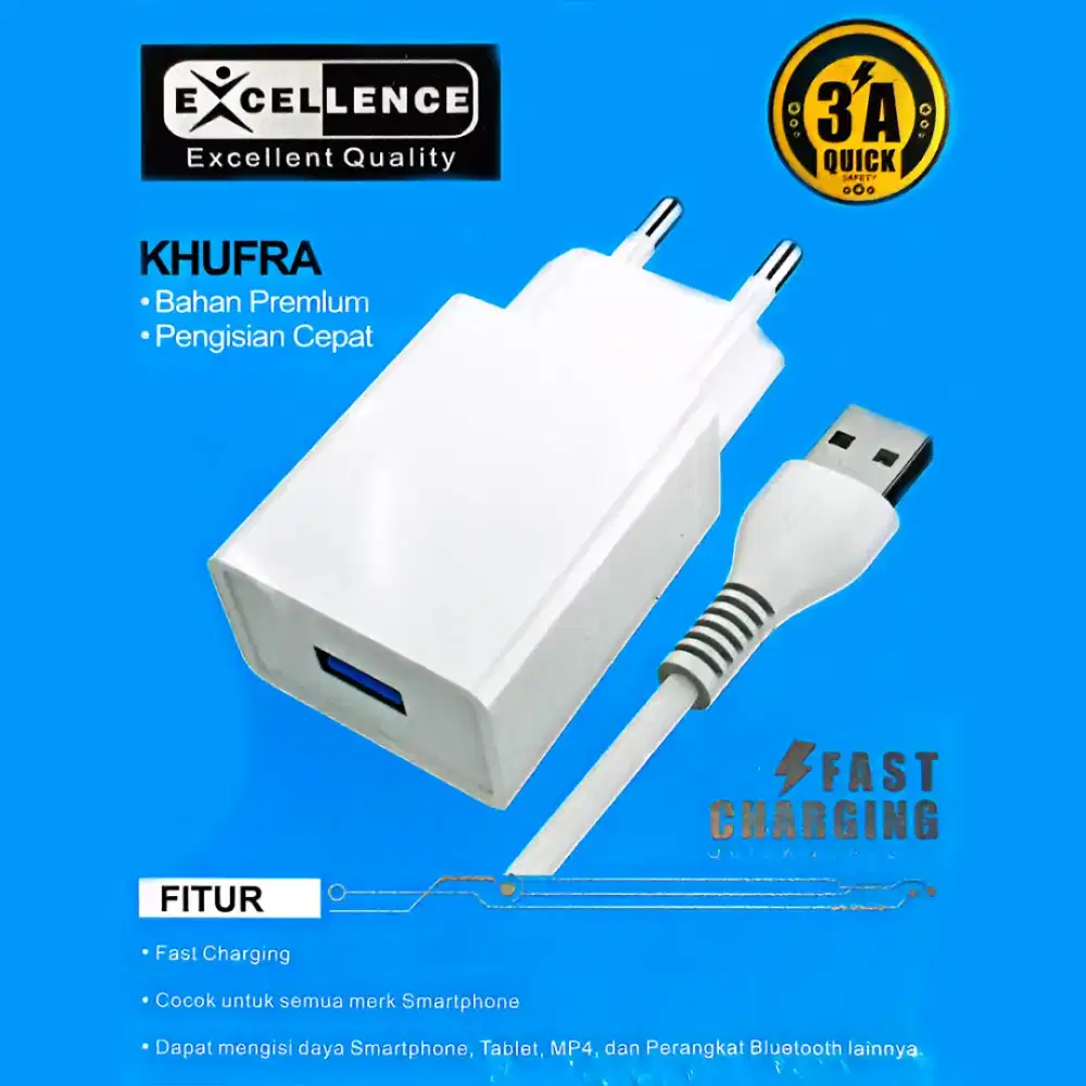 Charger USB Type C Murah Cocok Untuk Semua HP Android