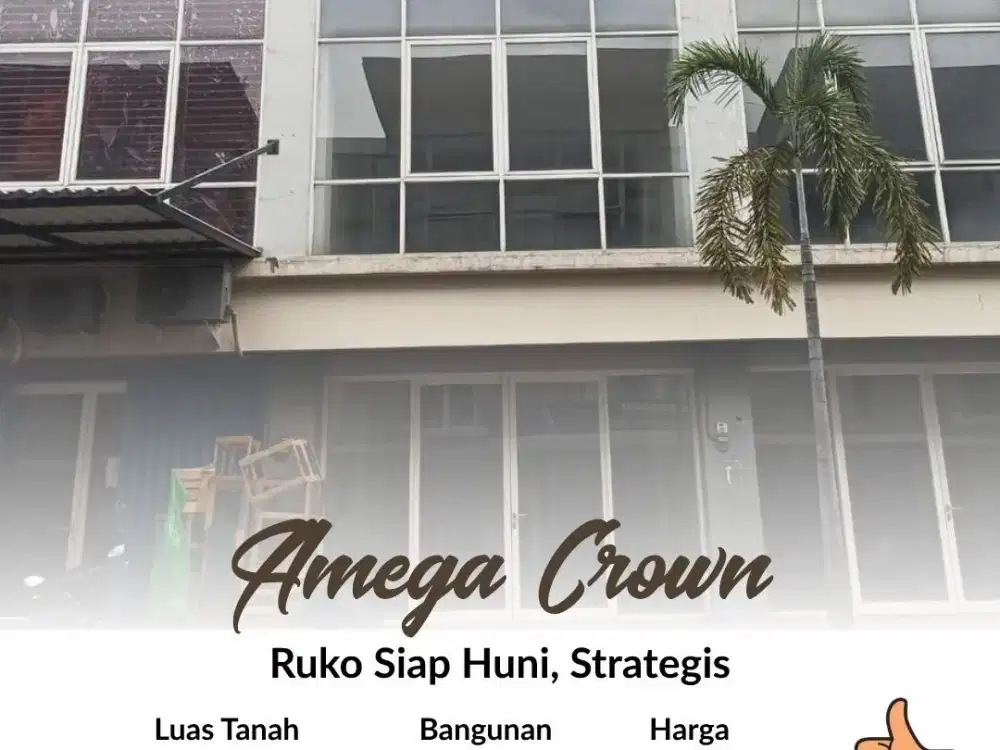 Ruko Amega Crown, 750jt Murah
