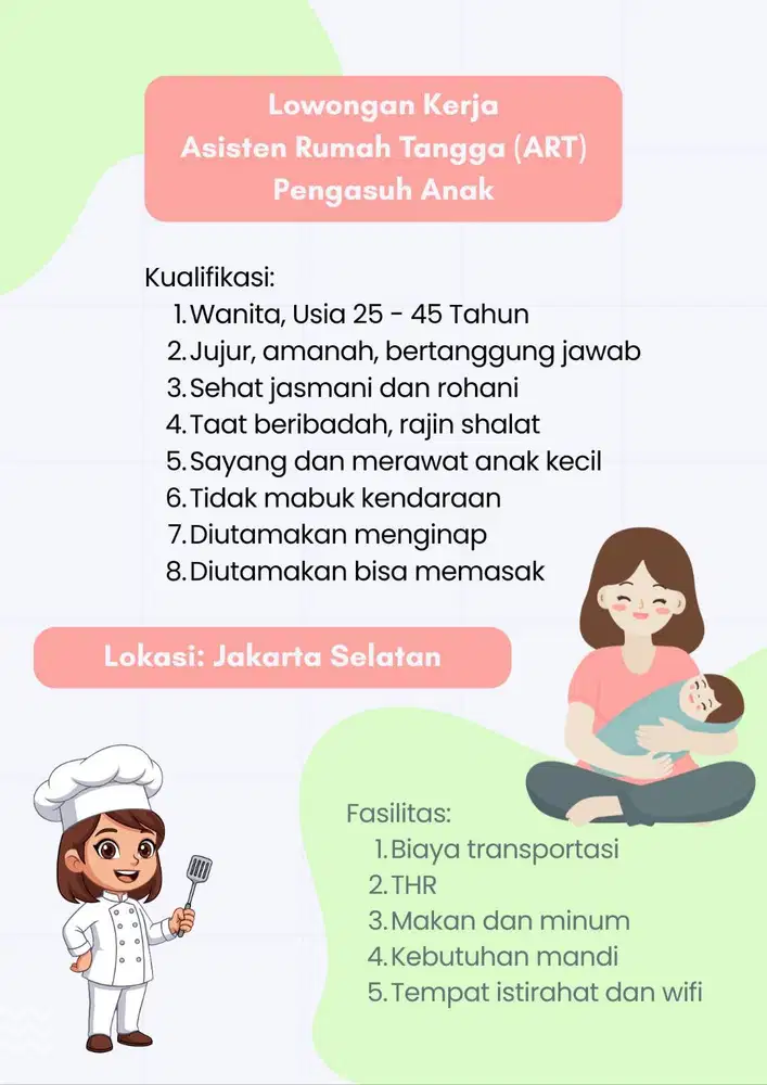 Asisten Rumah Tangga di Ciganjur Jagakarsa