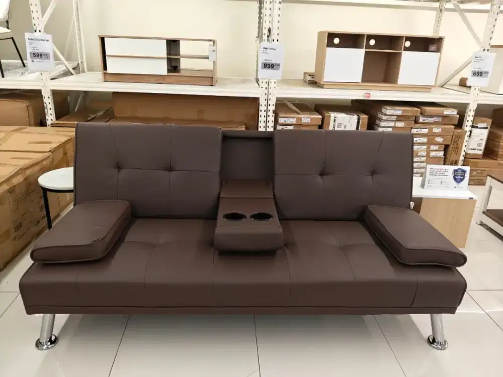 SOFABED 2JT AN KULIT BISA CICIL 0%