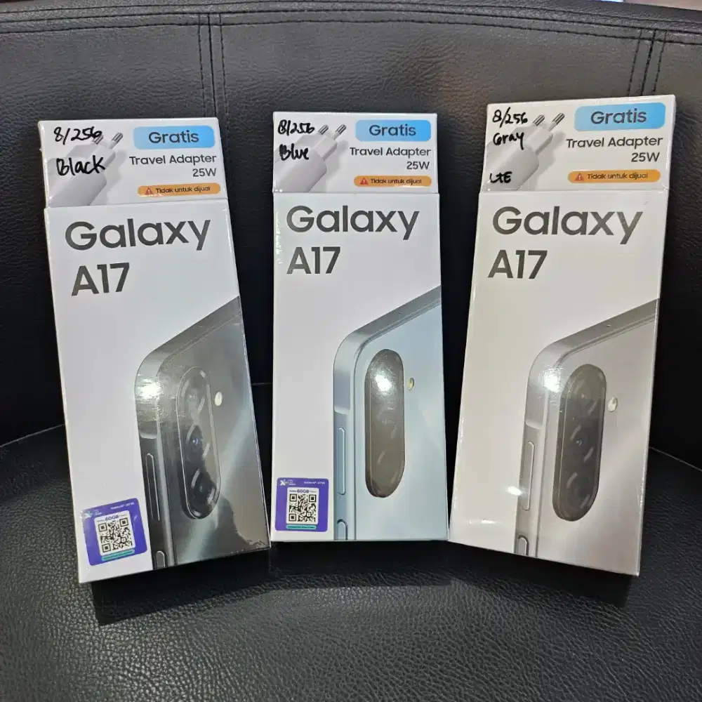 PROMO TERMURAH NEW SAMSUNG GALAXY A17 8/256 GB GARANSI RESMI SEIN  1TH