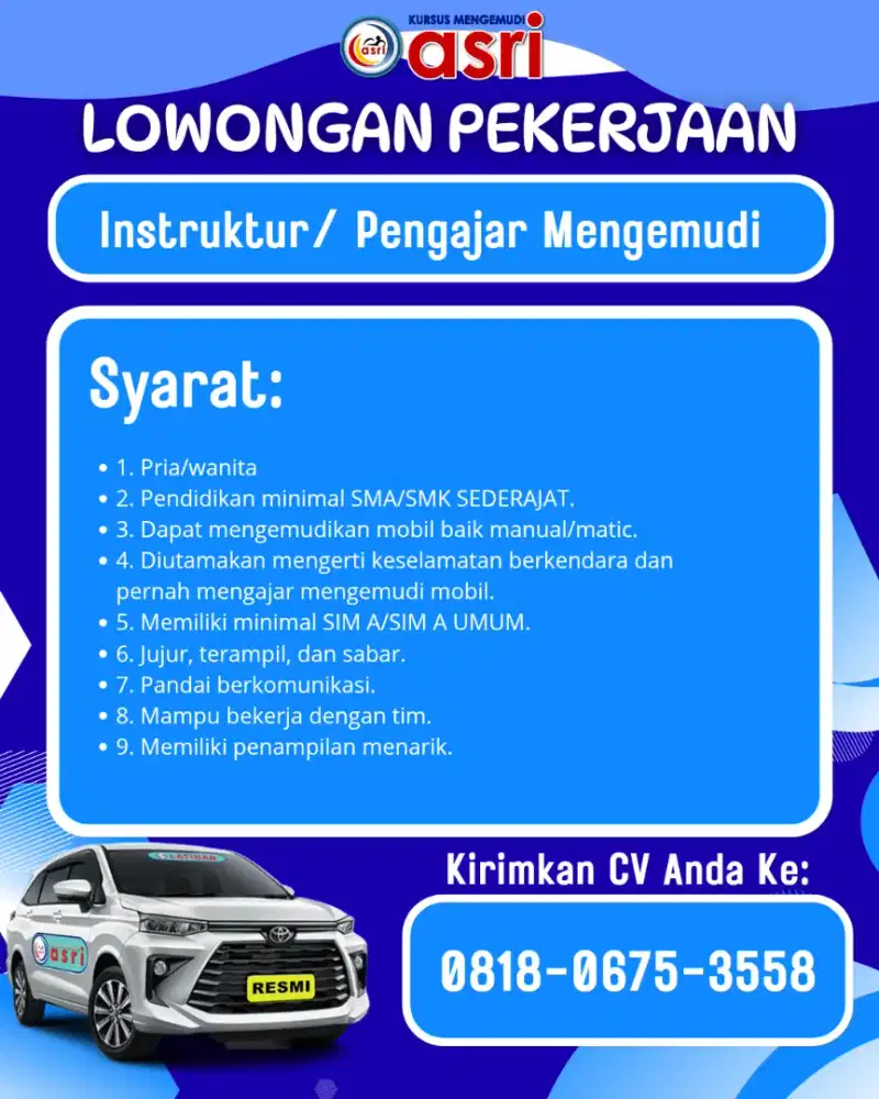 LOWONGAN PEKERJAAN