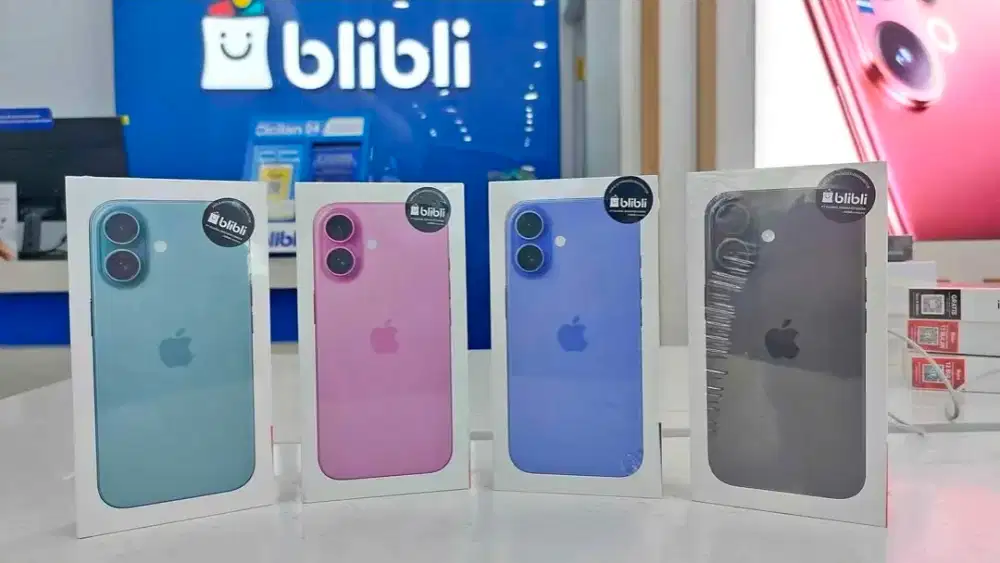 iPhone 16 128GB New Garansi iBox Bisa Cicilan Bunga 0,99% Tenor 24 Bln