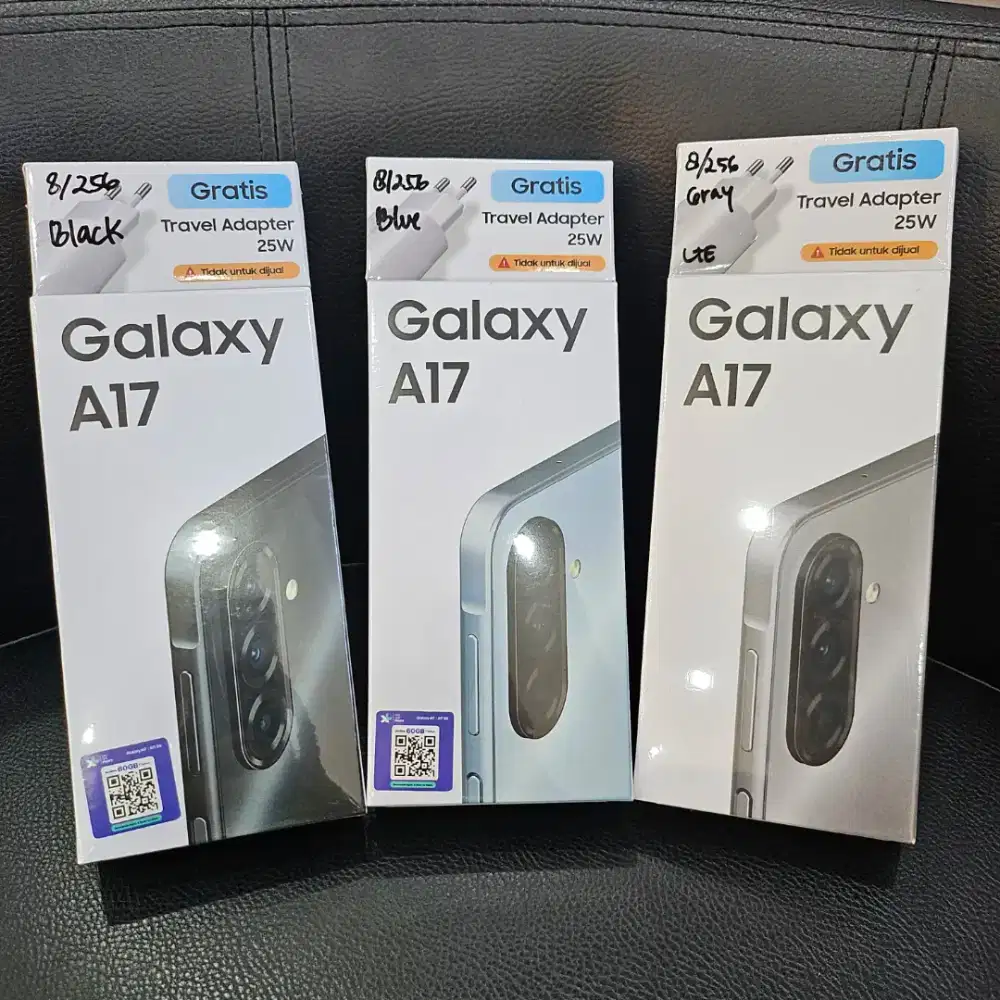 PROMO TERMURAH NEW SAMSUNG GALAXY A17 8/256 GARANSI RESMI SEIN 1 FH