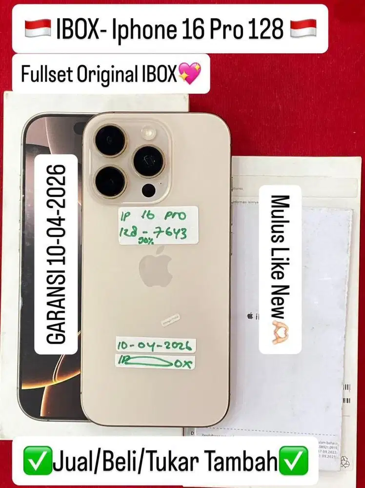 Iphone 16 Pro 128 Gb Deesert Titanium Ibox