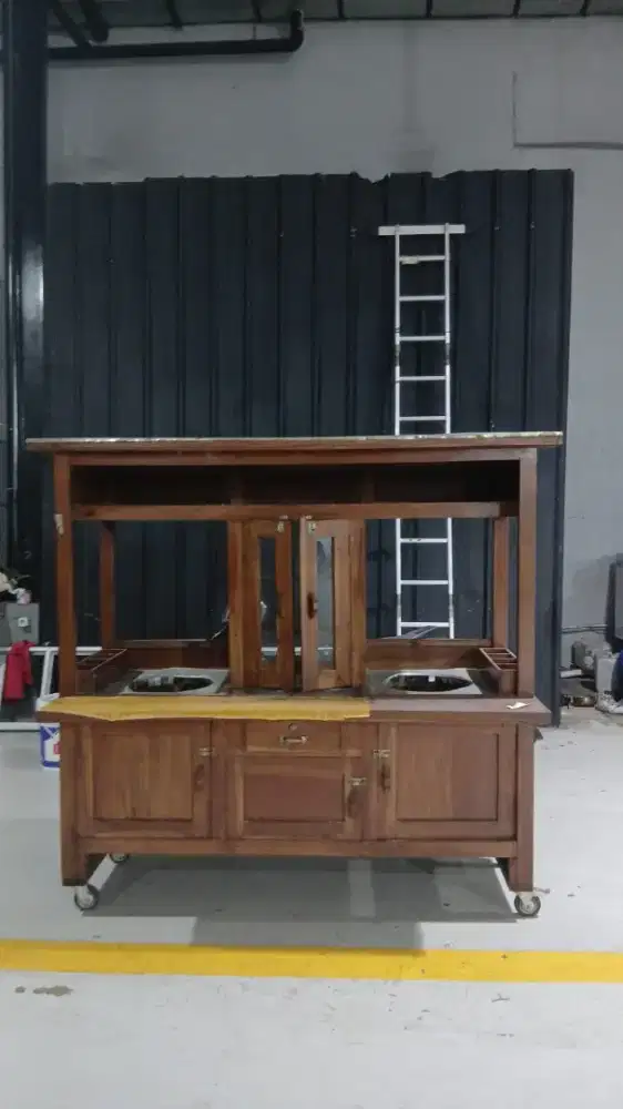 JUAL CEPAT GEROBAK BAKSO/MIE AYAM 2 LUBANG