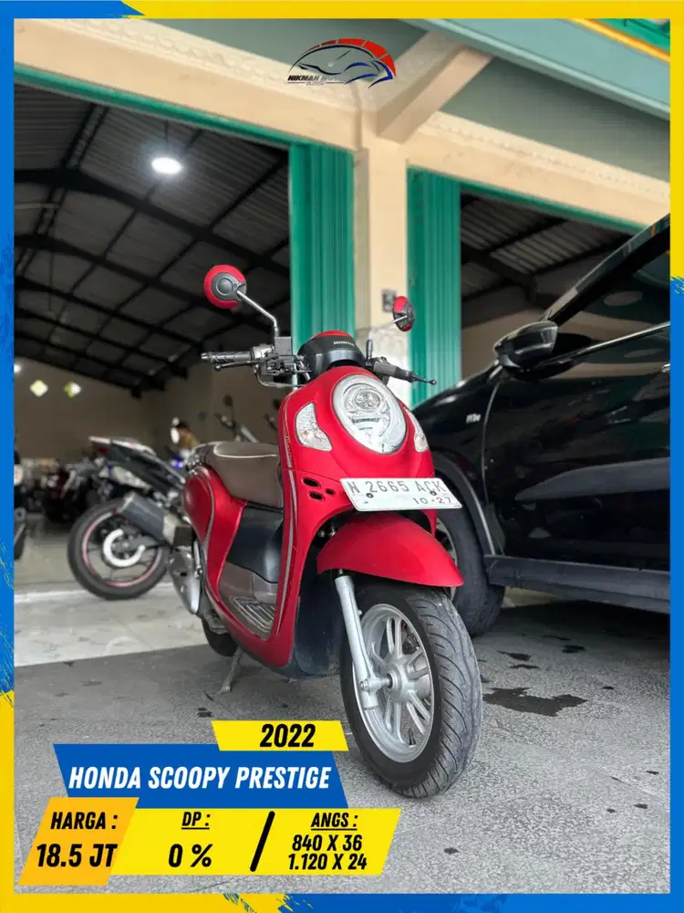 HONDA SCOOPY PRESTIGE 2022 MANTAP MASZEHH HIKMAH MOTOR KEPUH MALANG