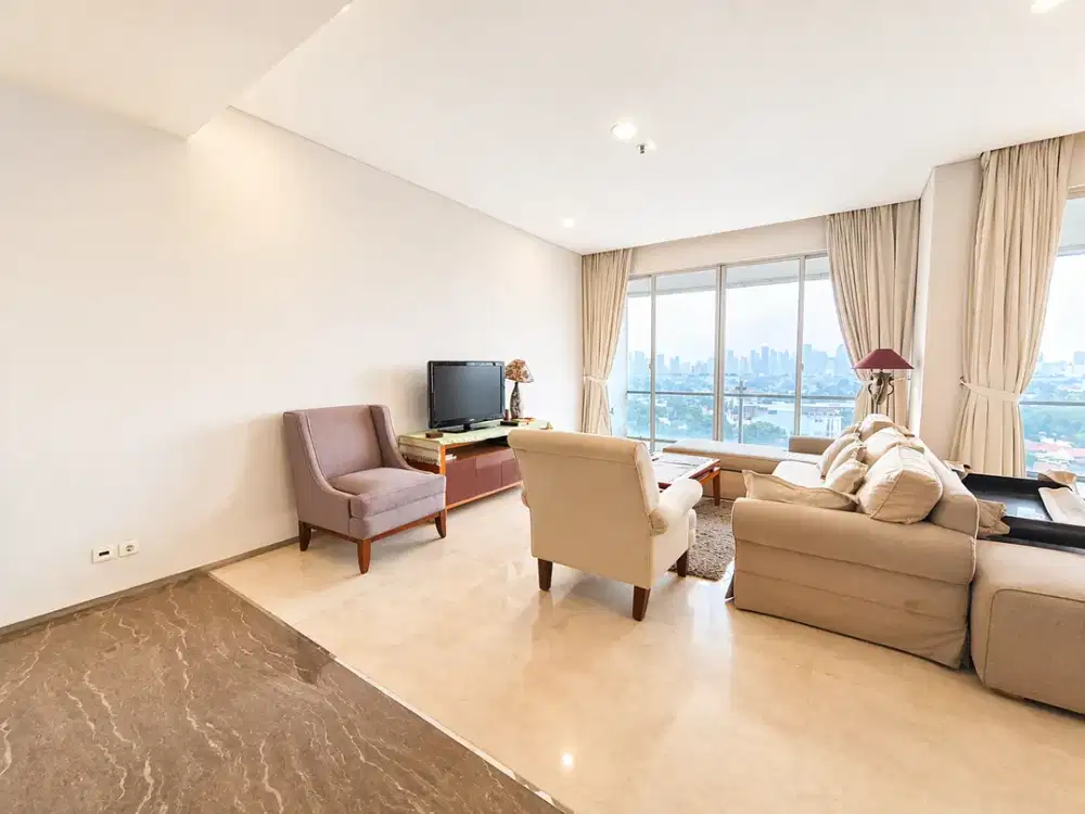 FOR RENT – Nirvana Kemang Luxury Apartment | 224 sqm, Private Lift, Panoramic CBD View