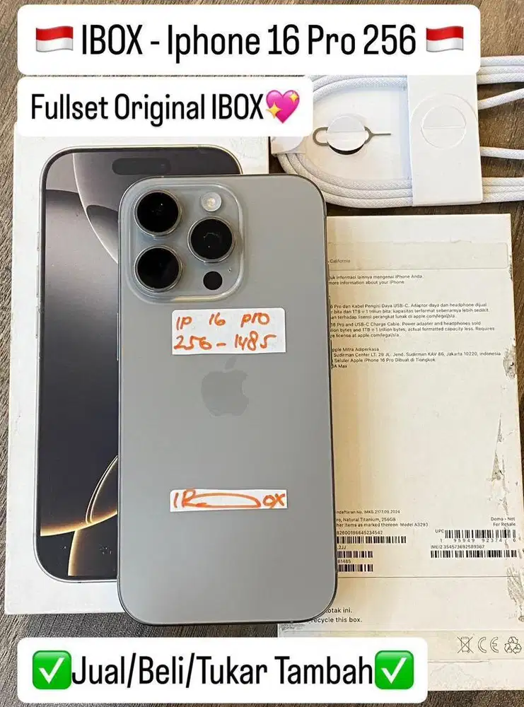 Iphone 16 Pro 256 Gb Natural Titanium Ibox
