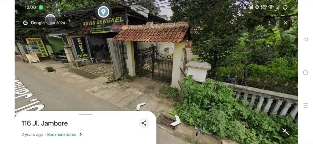 Jual Tanah dan Bangunan SHM di Jl. Jambore Cibubur