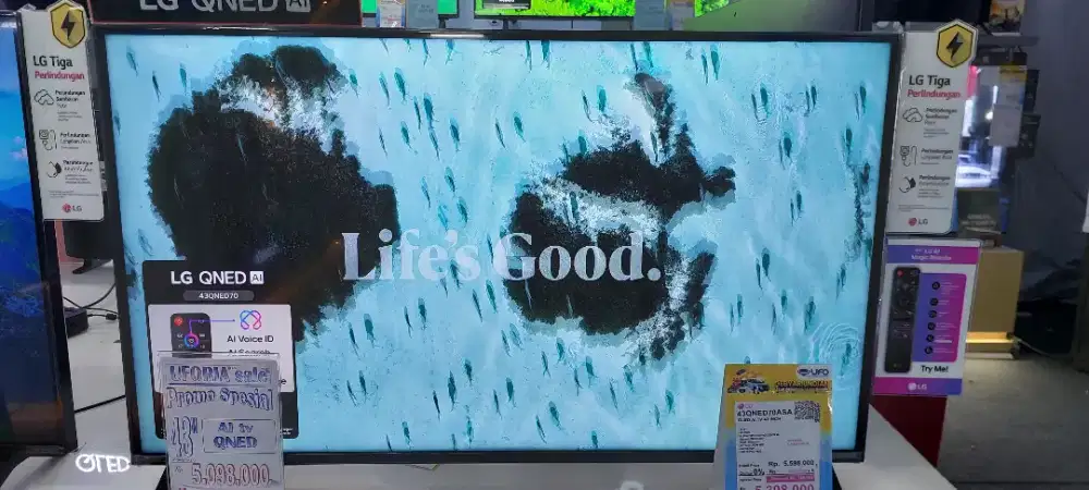 LG 43Inch QNED AI TV Kredit Langsung ACC Tanpa DP