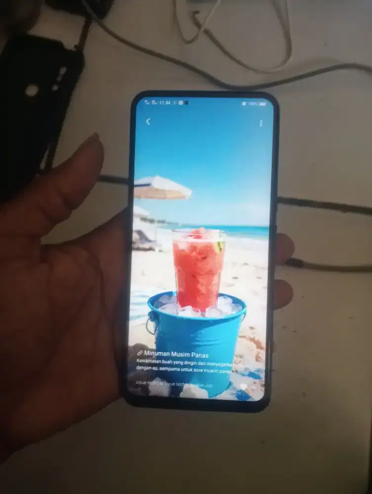 Jual hp vivo v15 ram 6/64 harga 550rb