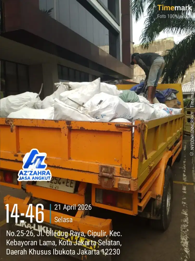 Jasa angkut puing dan buang sampah