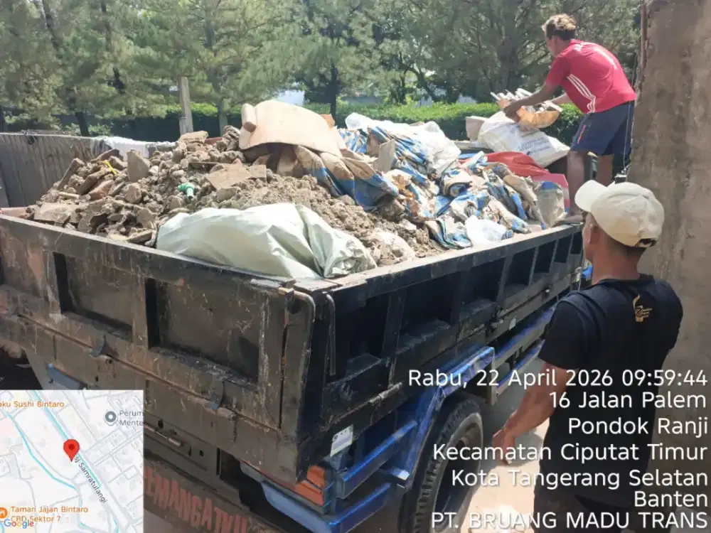 Jasa angkut tanah dan pengurugan puing