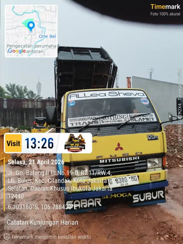 Jasa angkut puing dan sampah proyek