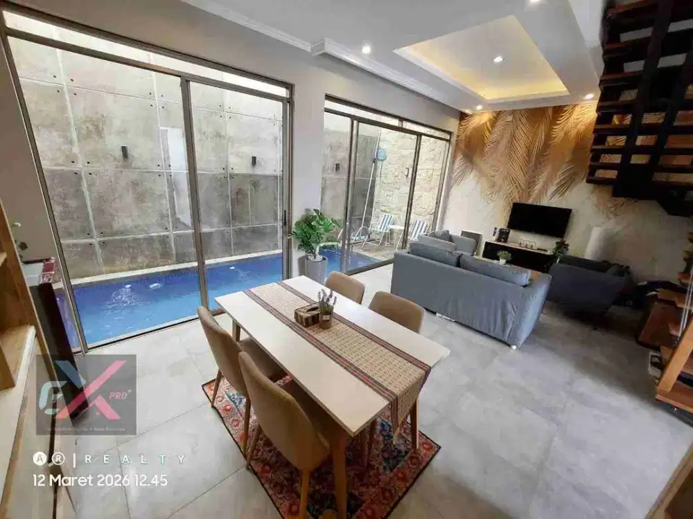 SUPER DEAL! Villa Eksklusif di Cigadung Dago Bandung Rooftop View Golf & Pegunungan, Siap Huni