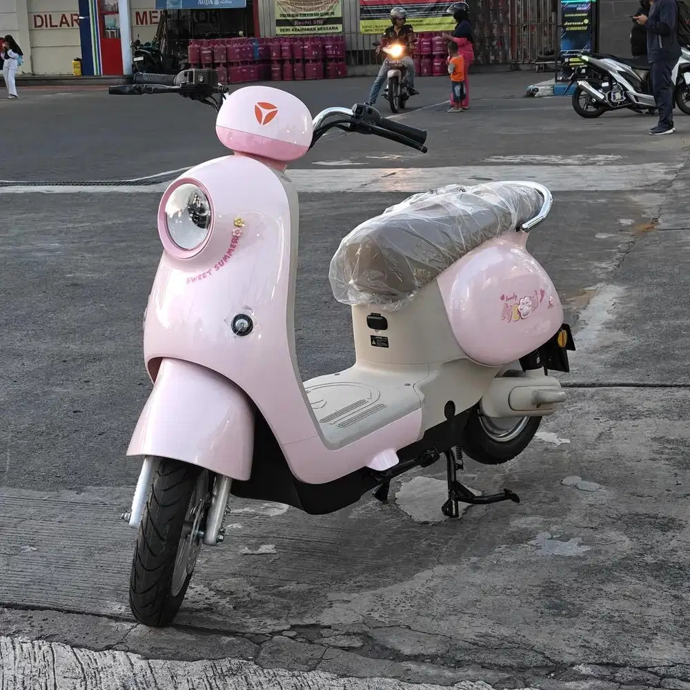 Yadea Mia terbaru warna pink super lucu Promo sampai ratusan ribu