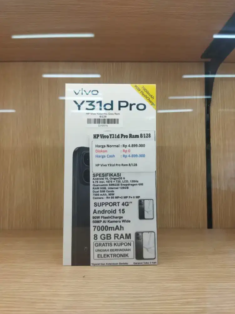 VIVO Y31D PRO 8/128 GB