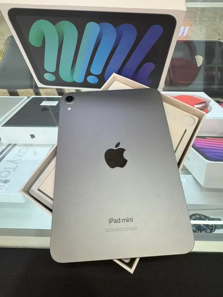 iPad Mini 7 128GB Grey Ex inter bh 94% lengkap