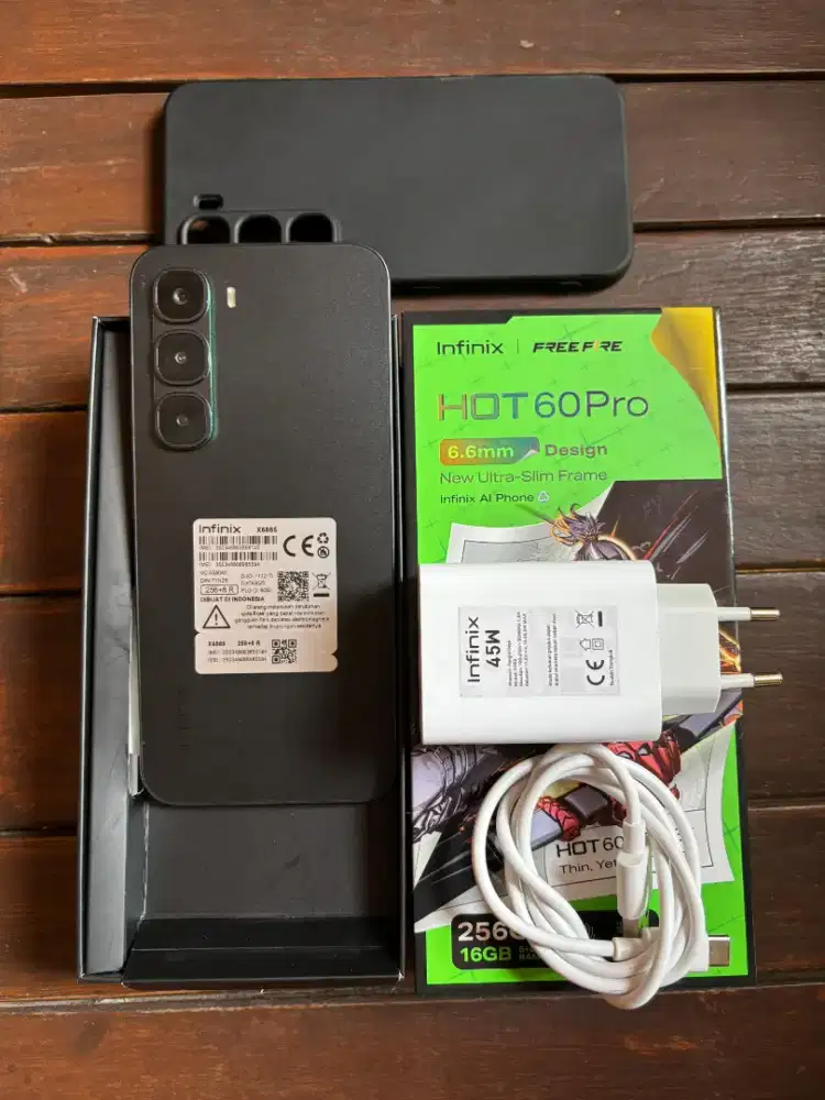 Infinix hot 60 pro 8/256 fullset ori mulus