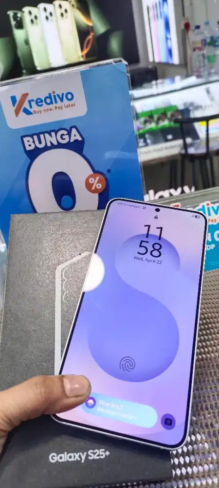 samsung S25+ ram 12/256gb blue garansi Resmi