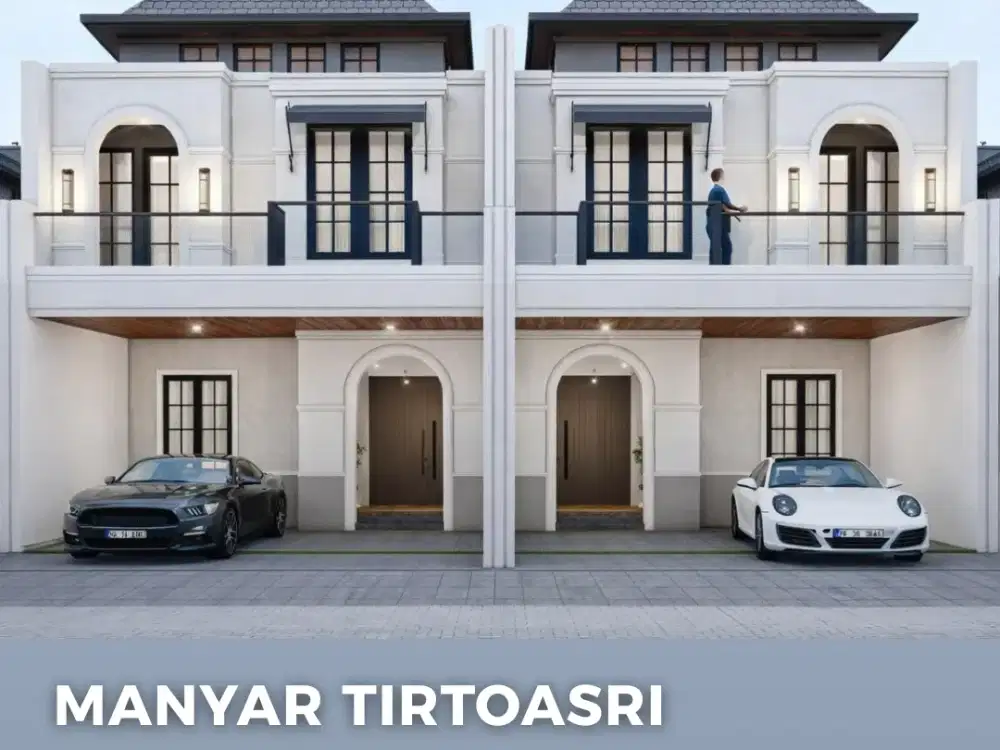 Rumah Manyar Tirtoasri  American Ready Dec 2026 Balkon Carport 2 mobil