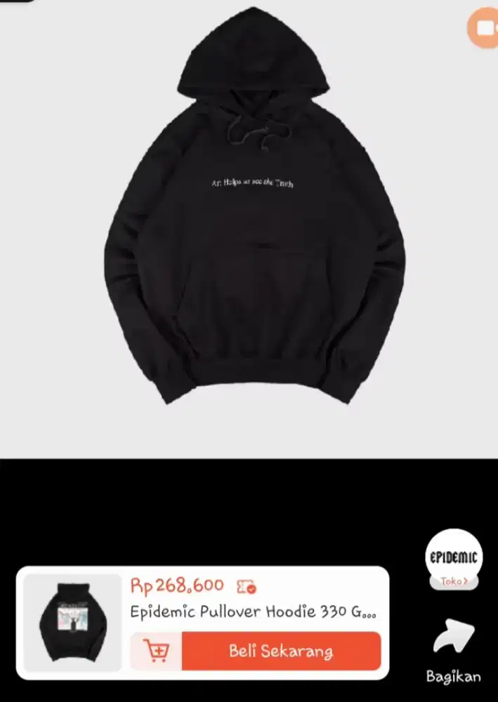 Hoodie epidemic 330gsm