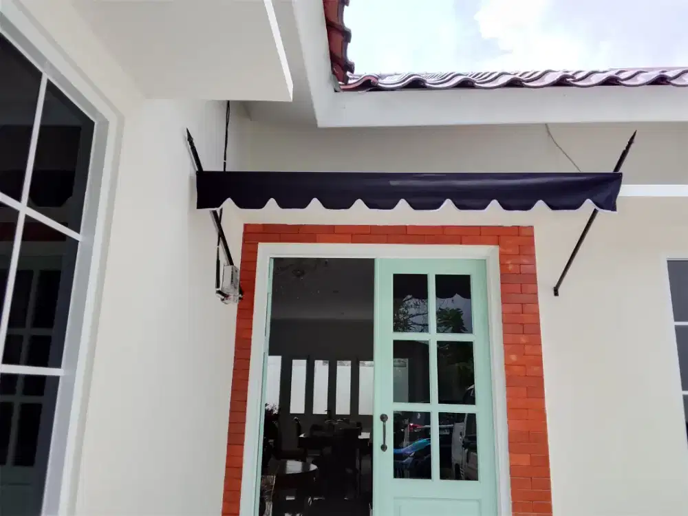 Kanopi kain model minimalis