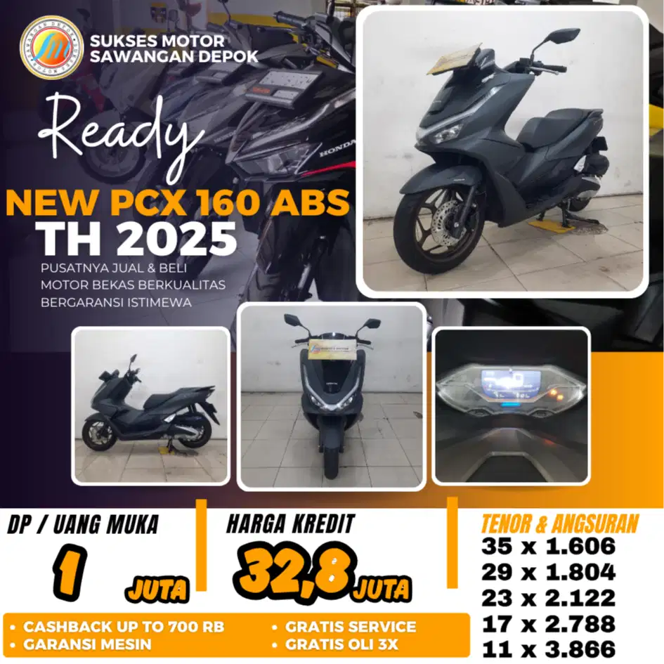 PCX NEW 160 ABS TH 2025 UNIT ISTIMEWA BISA KREDIT DI SUKSES MOTOR