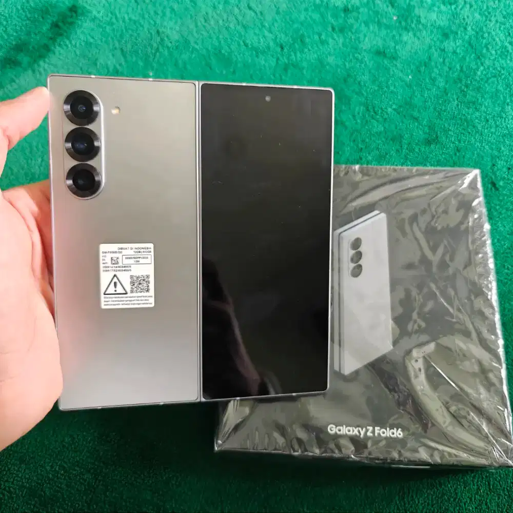 Samsung Galaxy Z FOLD 6 12/512 Resmi Sein Mulus 100% Seperti Baru
