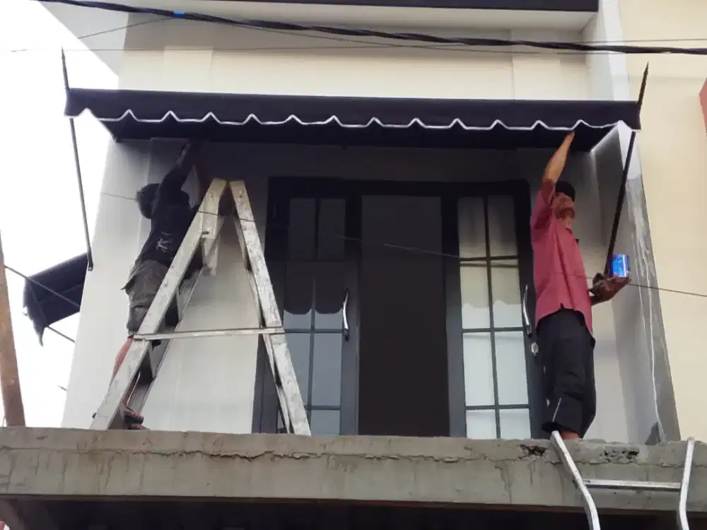 Kanopi awning model minimalis