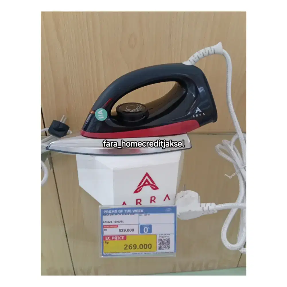 Arra Dry Iron Black Red