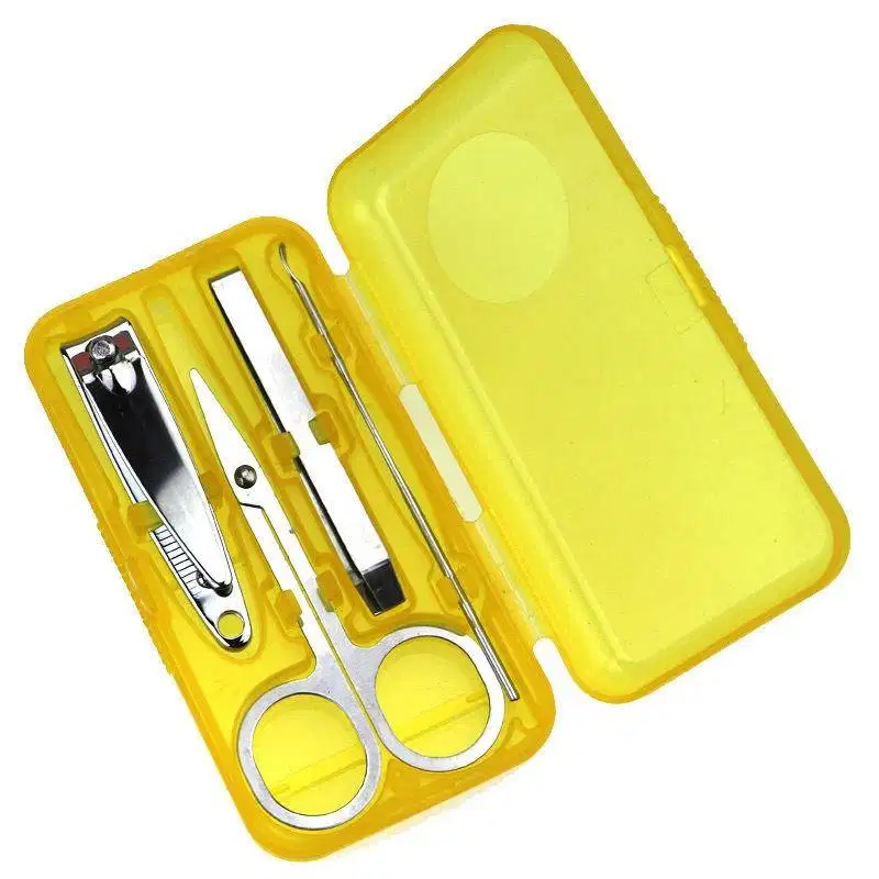 Set Alat Potong Kuku 4 In 1 Stainless Steel Manicure Pedicure P100