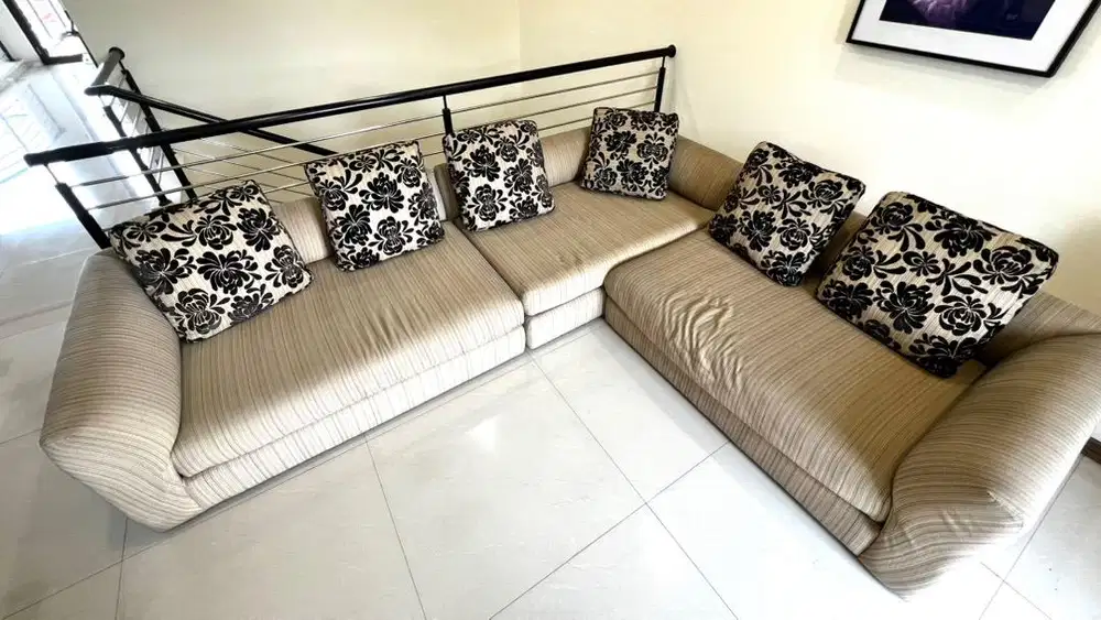 SOFA L Besar CELLINI - Original, Good Condition